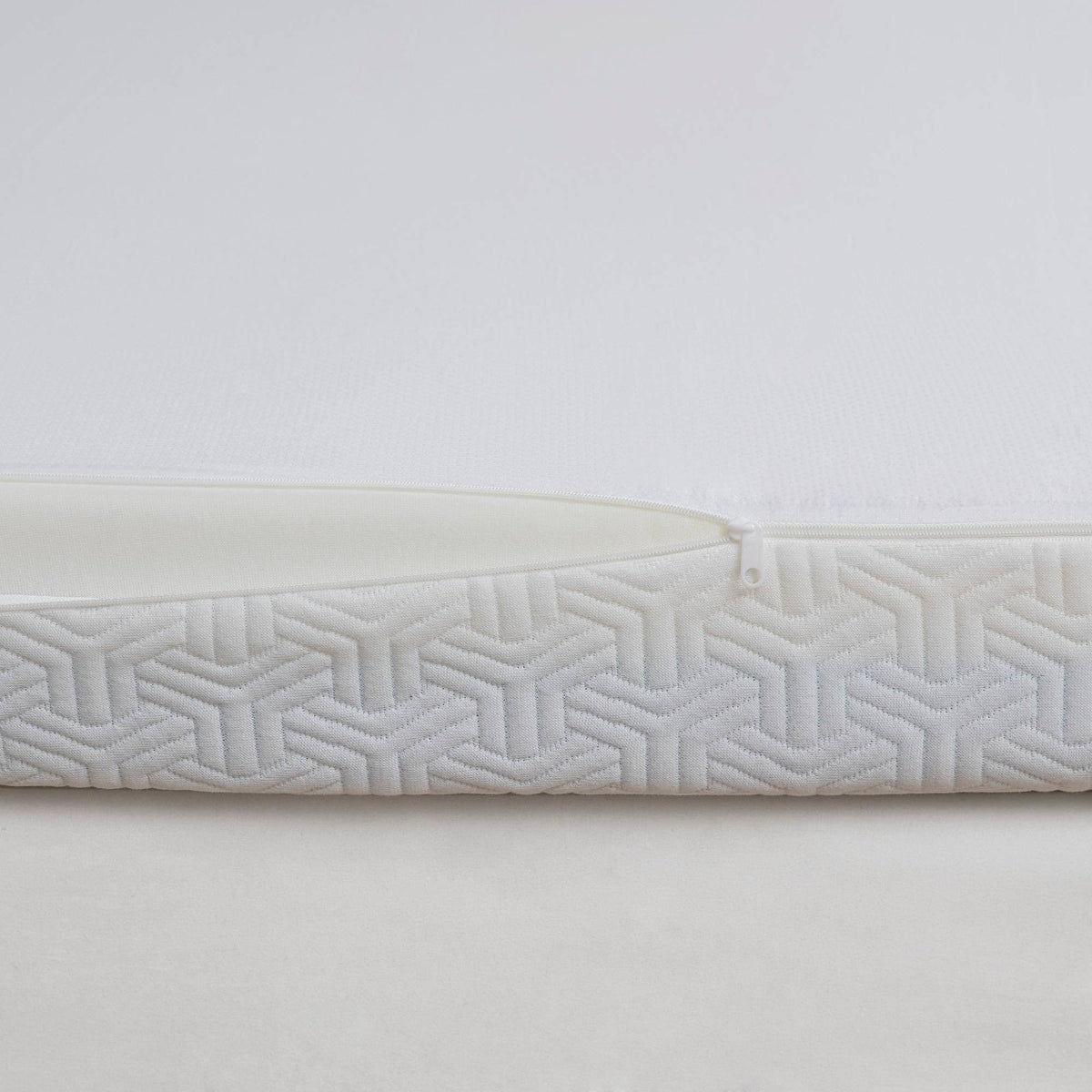 White Twin Memory Foam Mattress Topper V7354