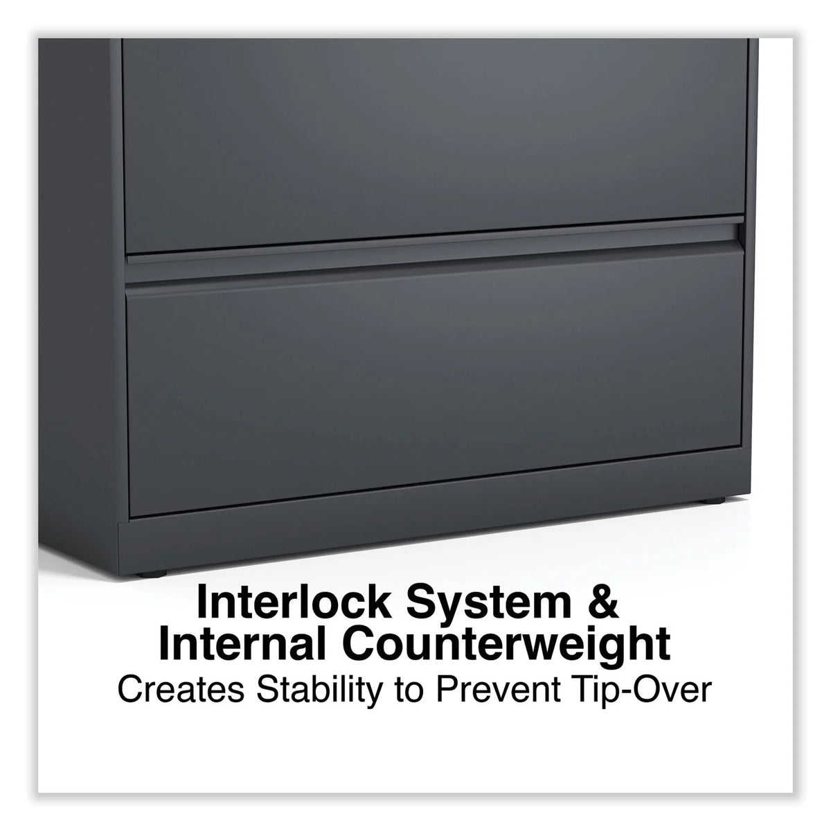 Charcoal 2 Drawer Lateral File A30779