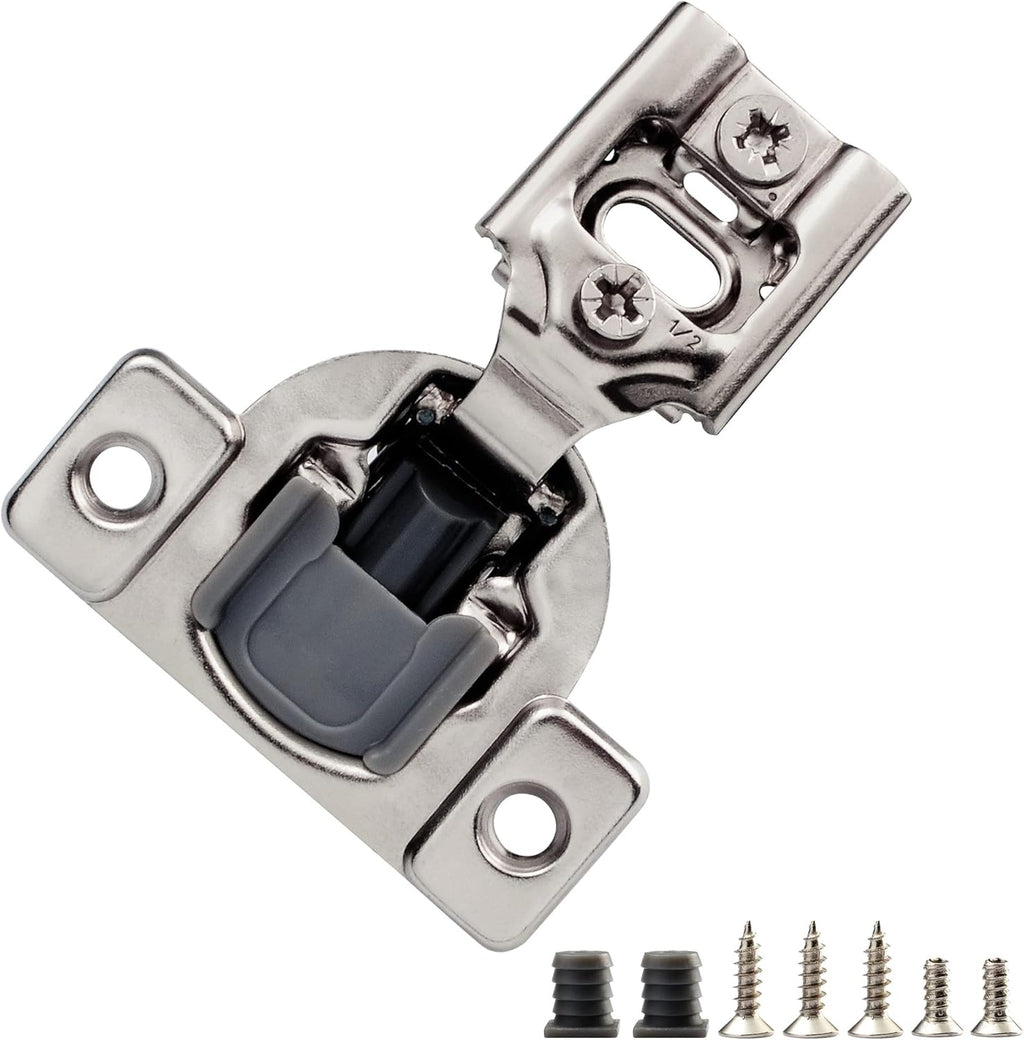 Compact Kitchen Cabinet Hinge (1/2 Overlay, 50 Pack) O269