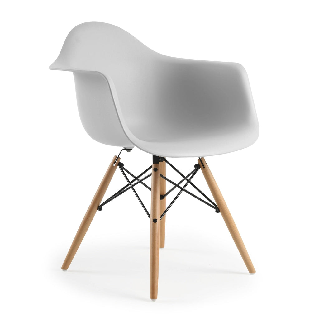 White Arm Chair J2365