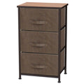 3 Drawer Brown Storage Organizer M614