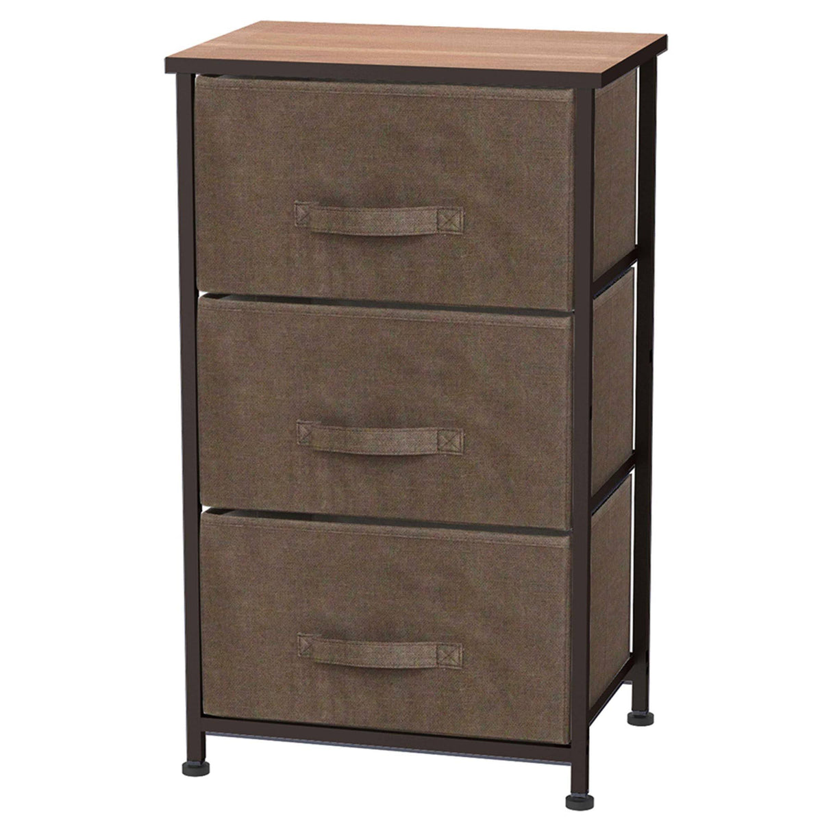 3 Drawer Brown Storage Organizer M614