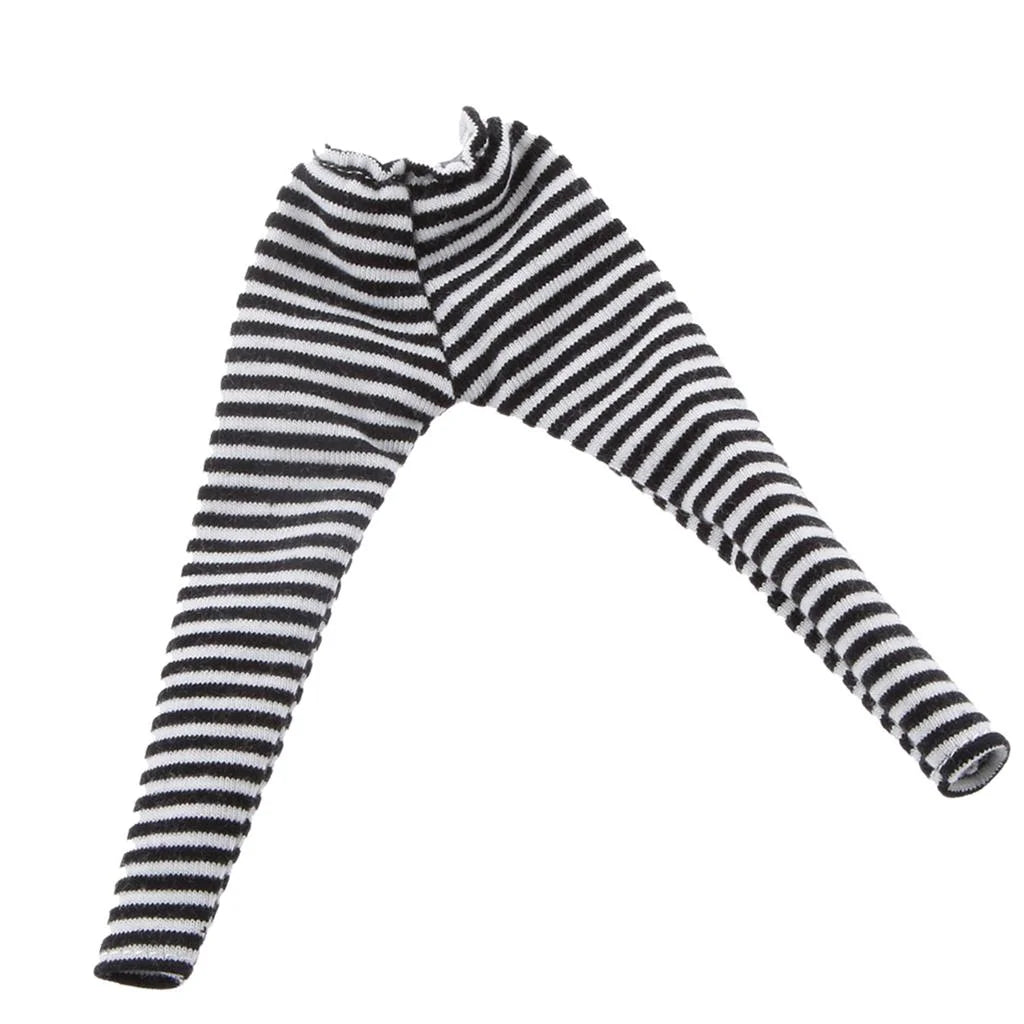 Stripe Tights Leggings for 1:6 Doll Blythe Clothes H96586