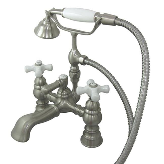 Vintage Deck Mount Clawfoot Tub Filler with Hand Shower D967
