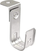 2 Inch Zinc Plated Steel Ceiling Mount J-Hook, 50 Pack U554