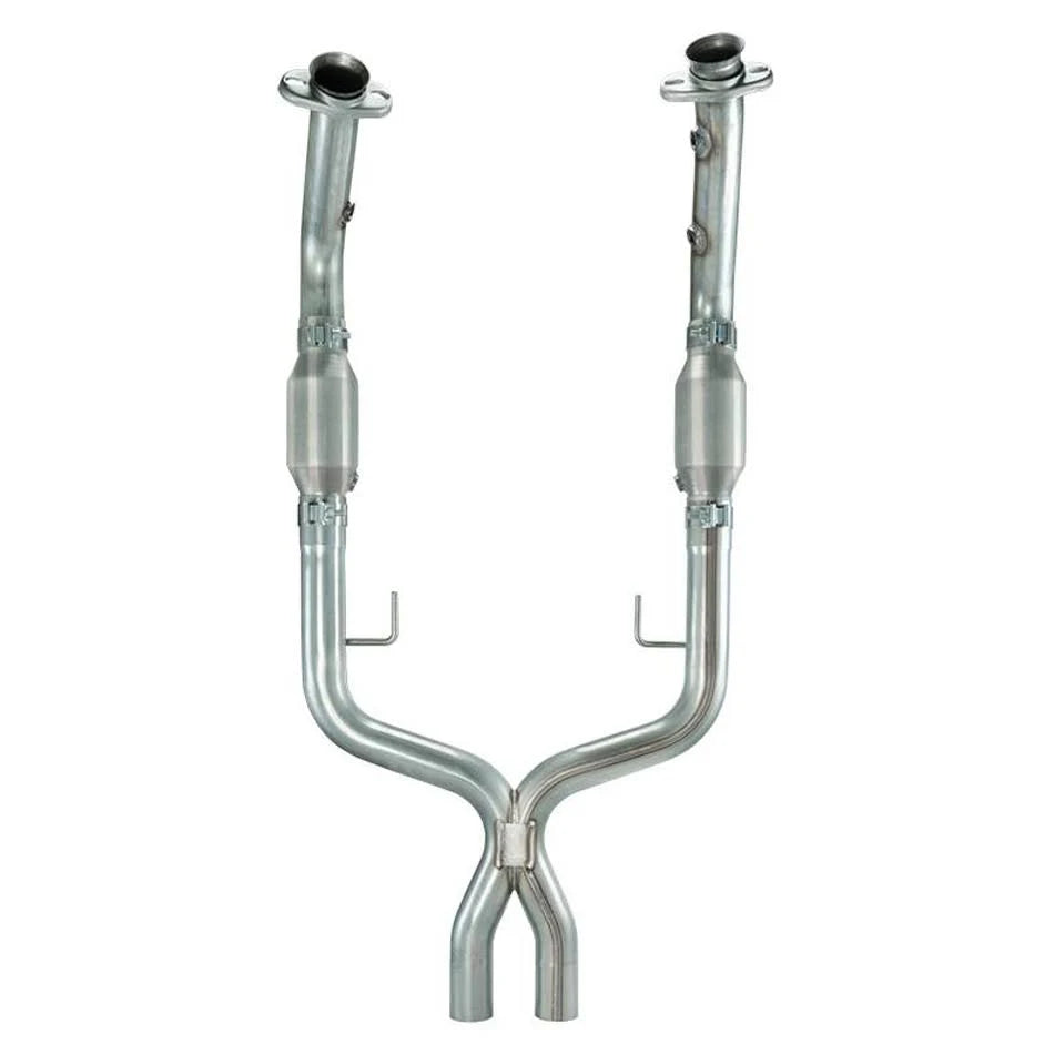 X Pipe Exhaust with Catalytic Converters D639