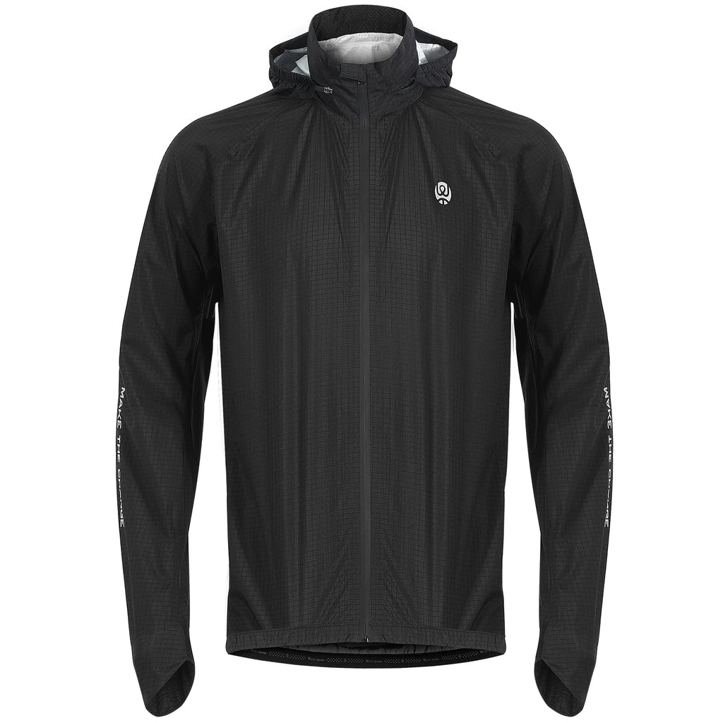 Black Windproof Cycling Jacket S10587
