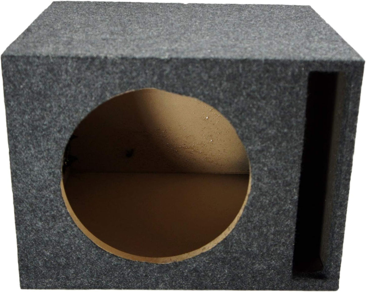 Single 10 Vented Subwoofer Stereo Sub Box Ported Enclosure 5/8 MDF J40657