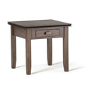 Solid Wood Square End Side Table E434378