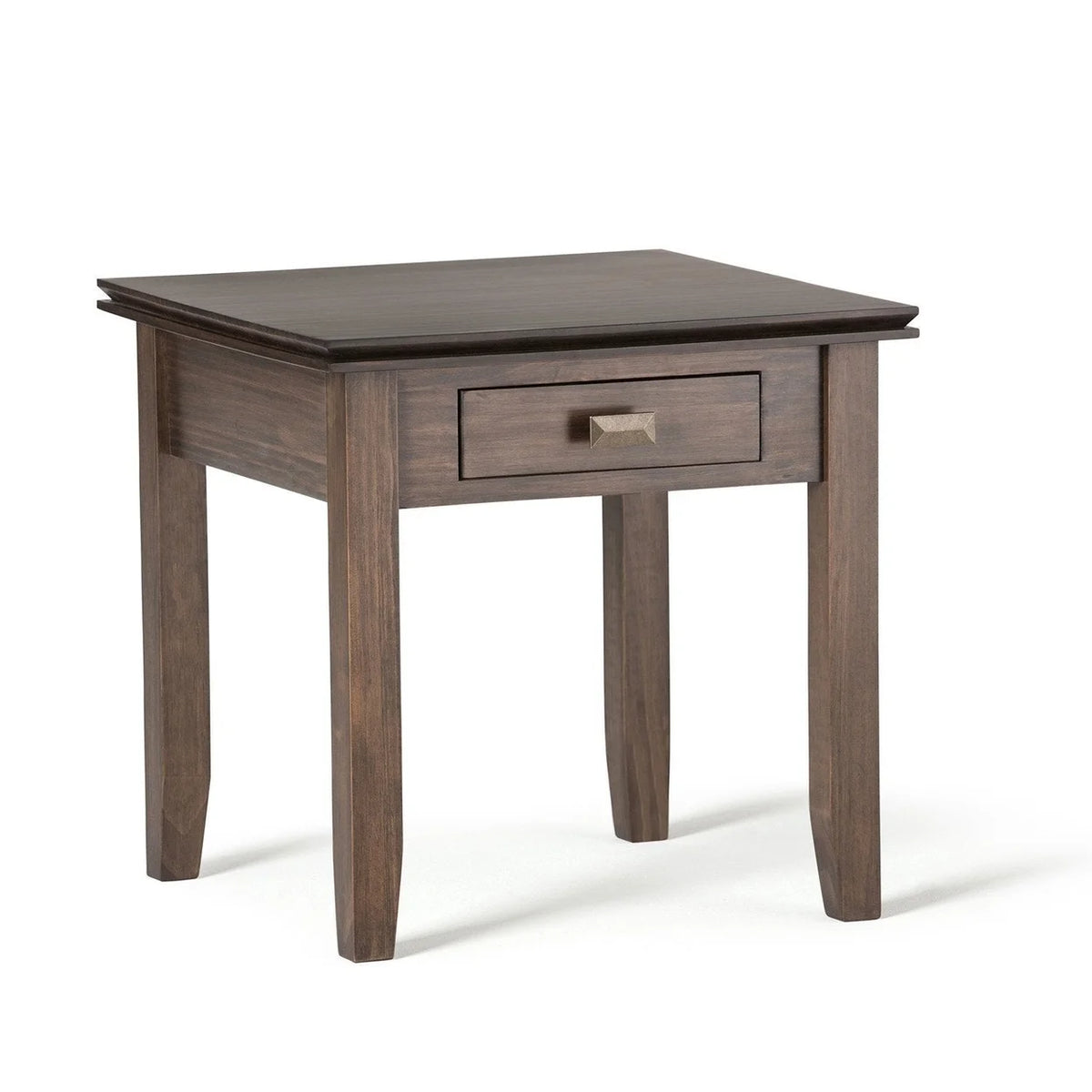 Solid Wood Square End Side Table E434378