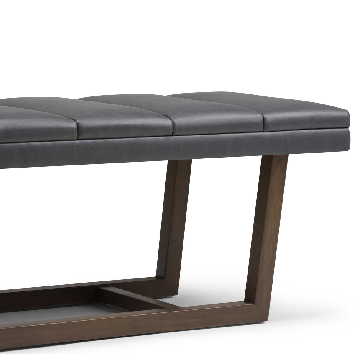 Stone Grey Ottoman Bench J872