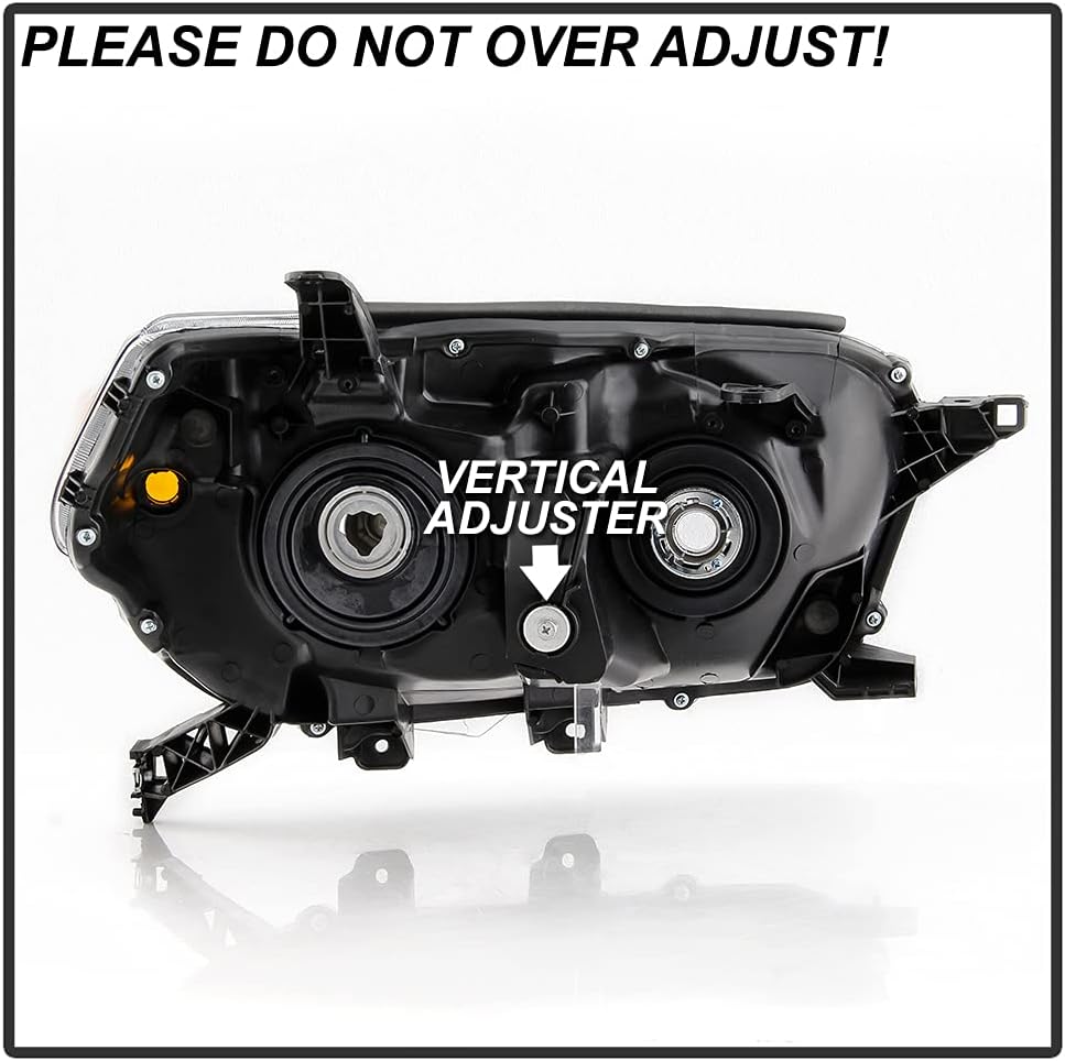 Black Housing Headlights Assembly Pair M677502