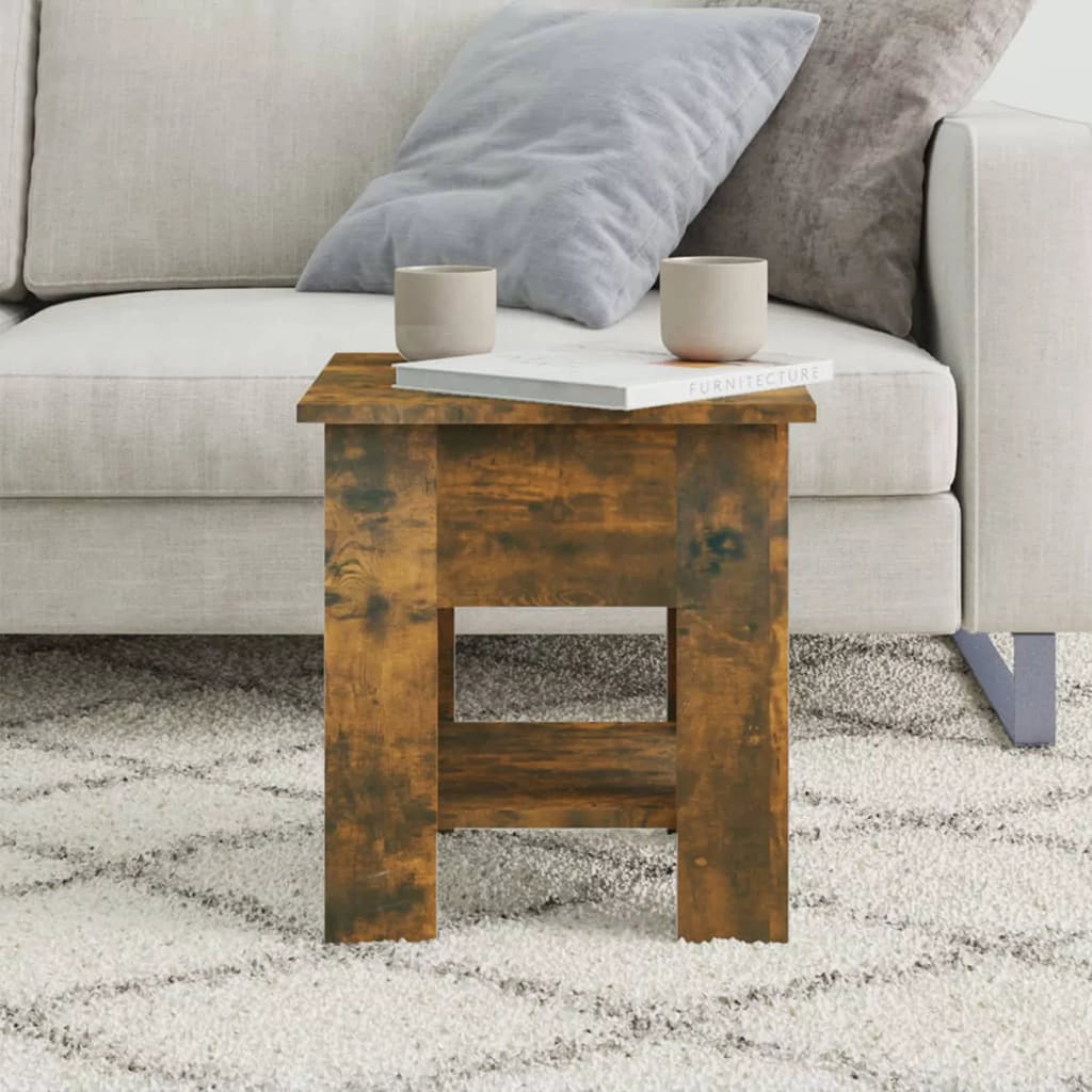 Smoked Oak Engineered Wood Coffee Table Y47489