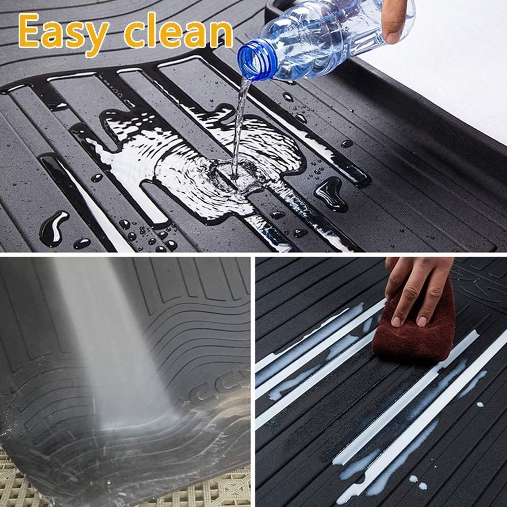 Heavy-Duty Waterproof Rear Cargo Tray Trunk Floor Mats E3427