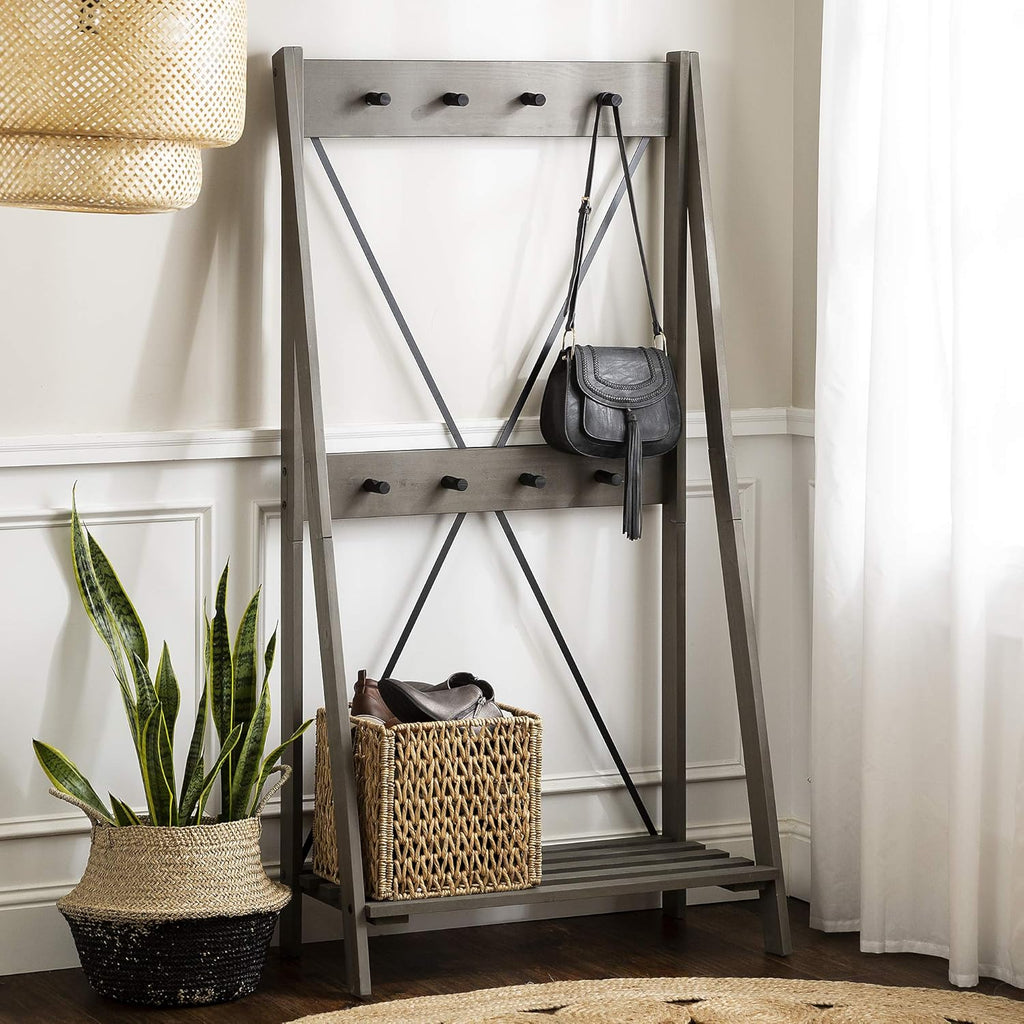 4 Shelves Brown Wood Bookcase B186