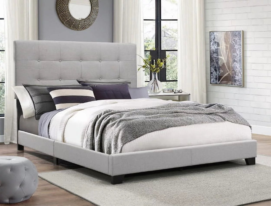 Gray Queen Panel Bed H292534