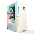 Gaming PC Desktop Computer AMD Ryzen 5 2600 RTX 3060 32GB DDR4 1TB NVMe SSD White M404