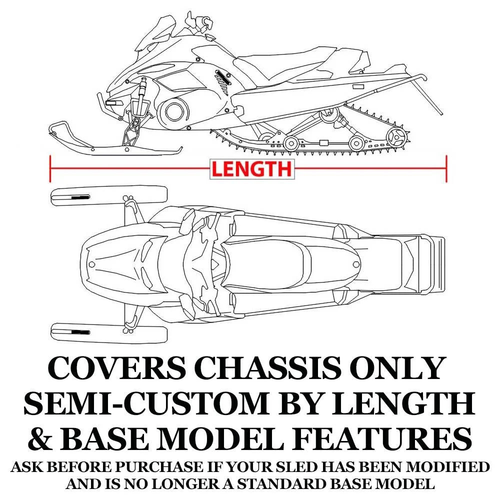 Trailerable 600 Denier Snowmobile Cover M35334