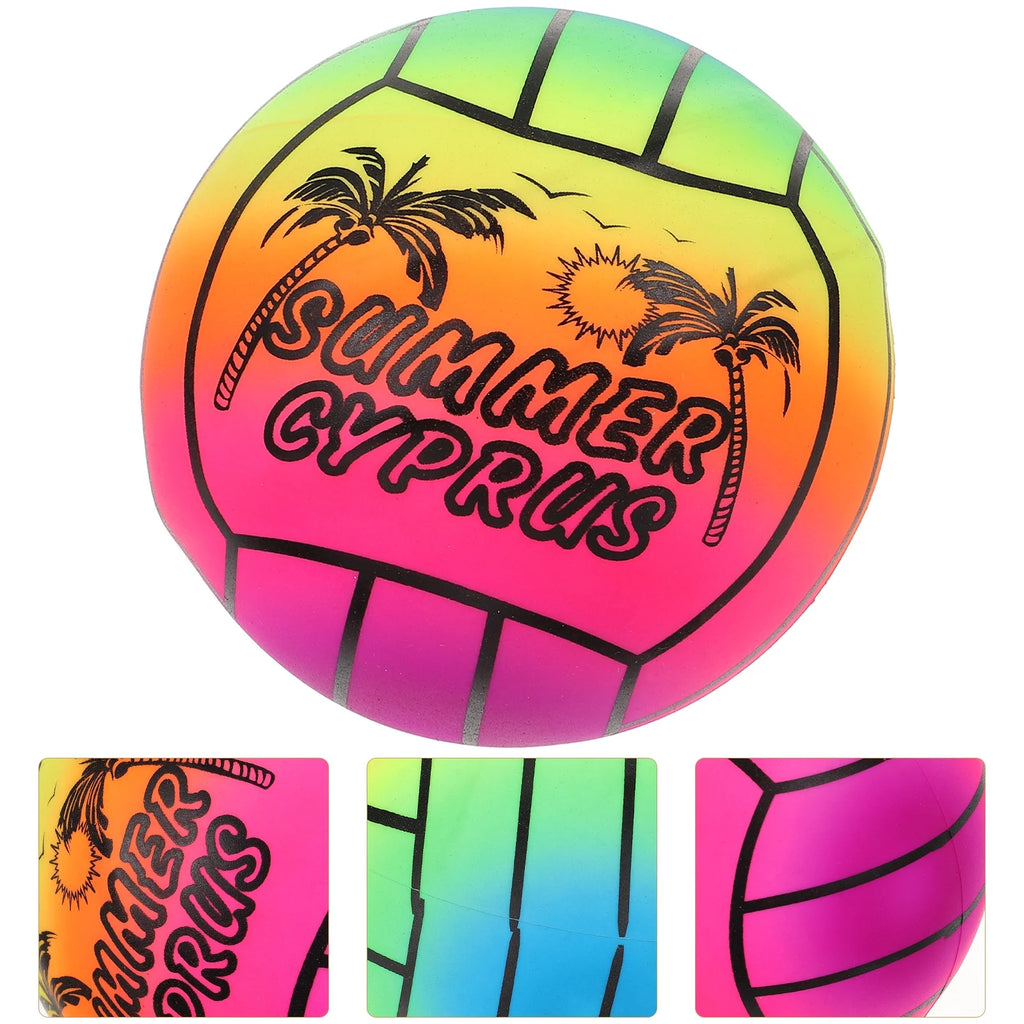 Inflatable Rainbow Volleyball Beach Ball Z91076