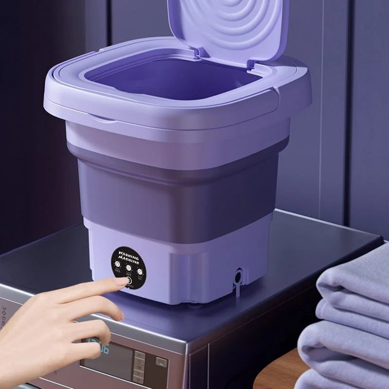 8L Folding Portable Mini Washing Machine E822562