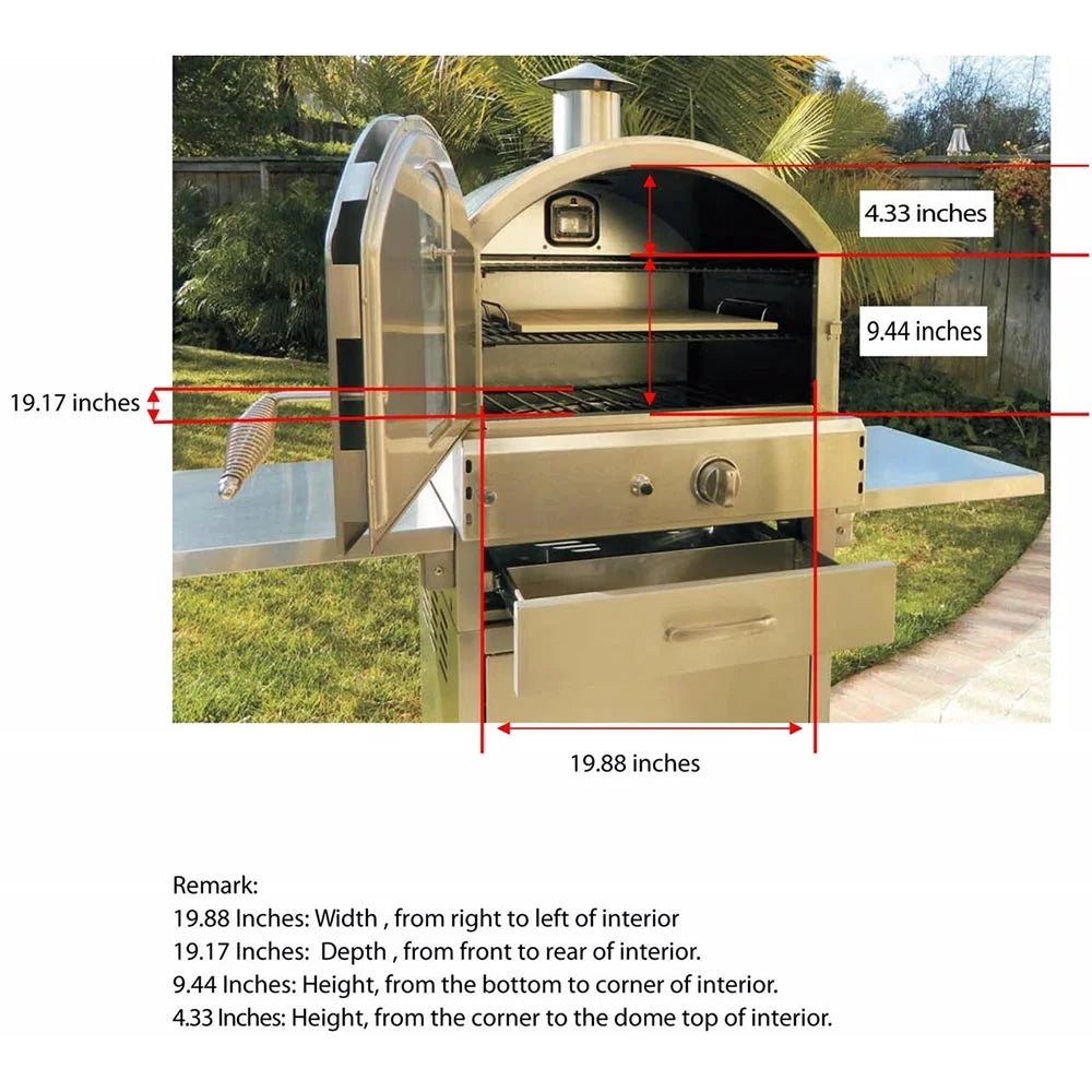 Freestanding Outdoor Propane Oven R618512
