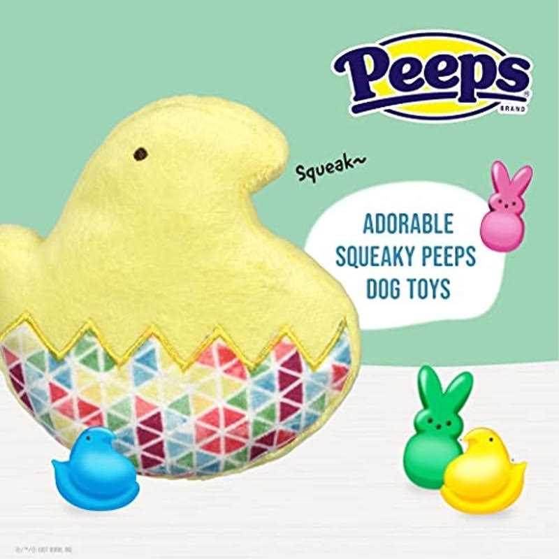 Chick Plush Dog Toy F82594