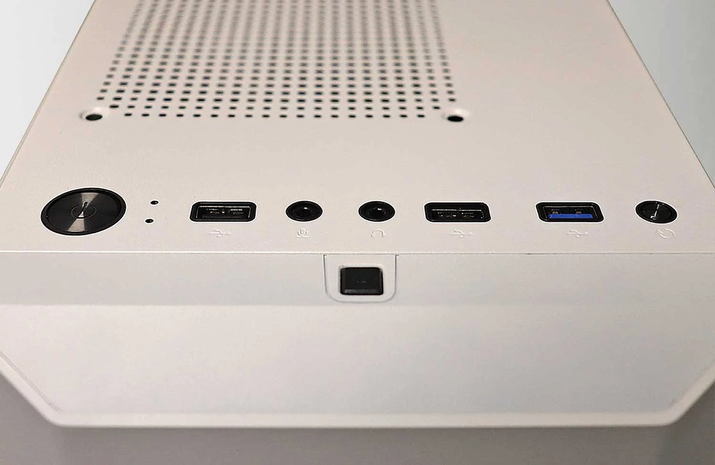 Gaming PC Desktop Computer AMD Ryzen 5 2600 RTX 3060 32GB DDR4 1TB NVMe SSD White M404