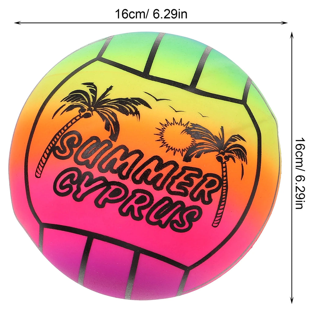 Inflatable Rainbow Volleyball Beach Ball Z91076