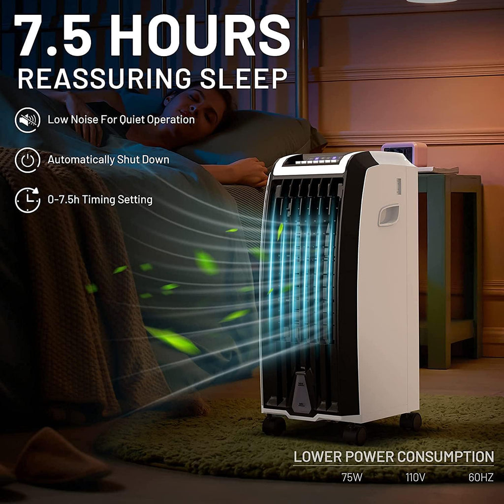 Portable 4-in-1 Evaporative Air Cooler with Humidifier L67989
