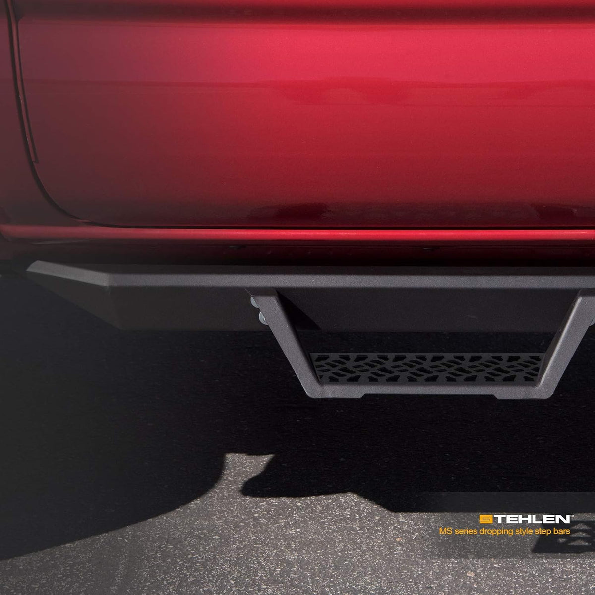 Matte Black Nerf Bars Running Boards for Ford F150 SuperCrew Cab H6200
