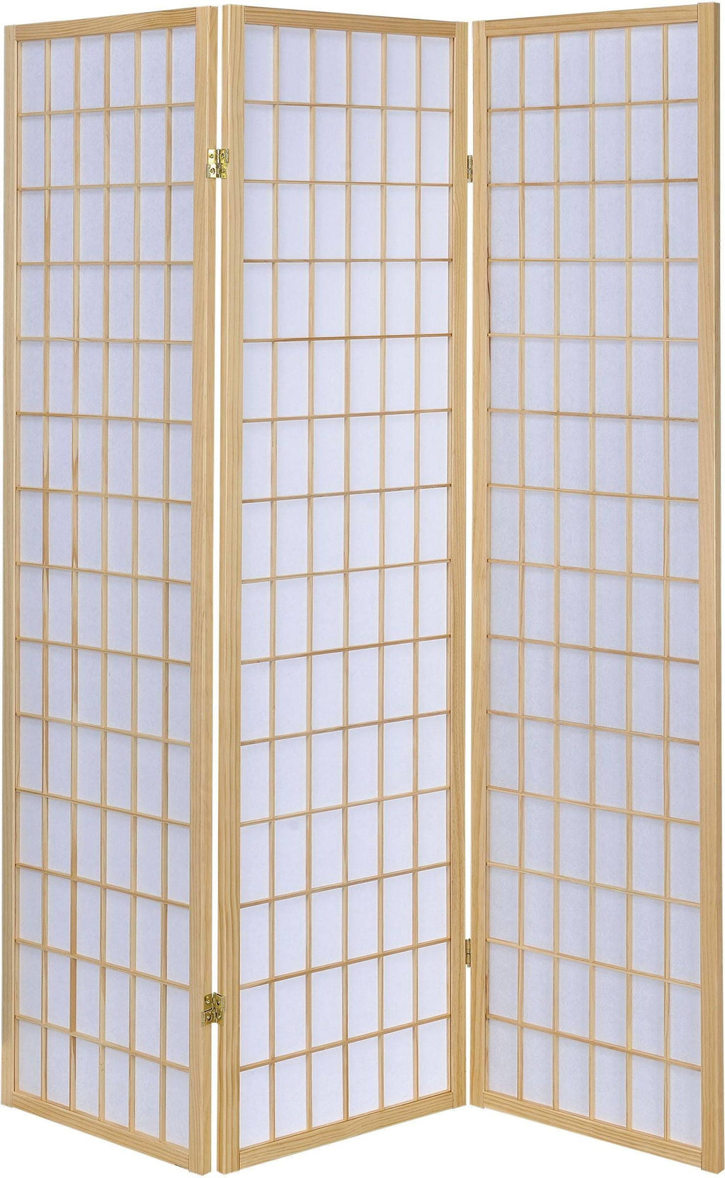 Natural 3 Panel Room Divider Folding Screen F2516
