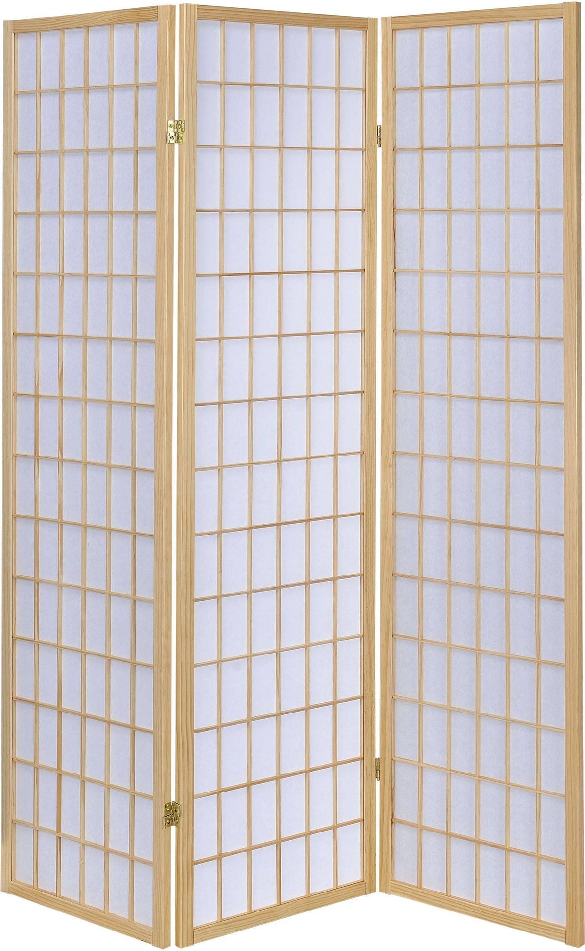 Natural 3 Panel Room Divider Folding Screen F2516