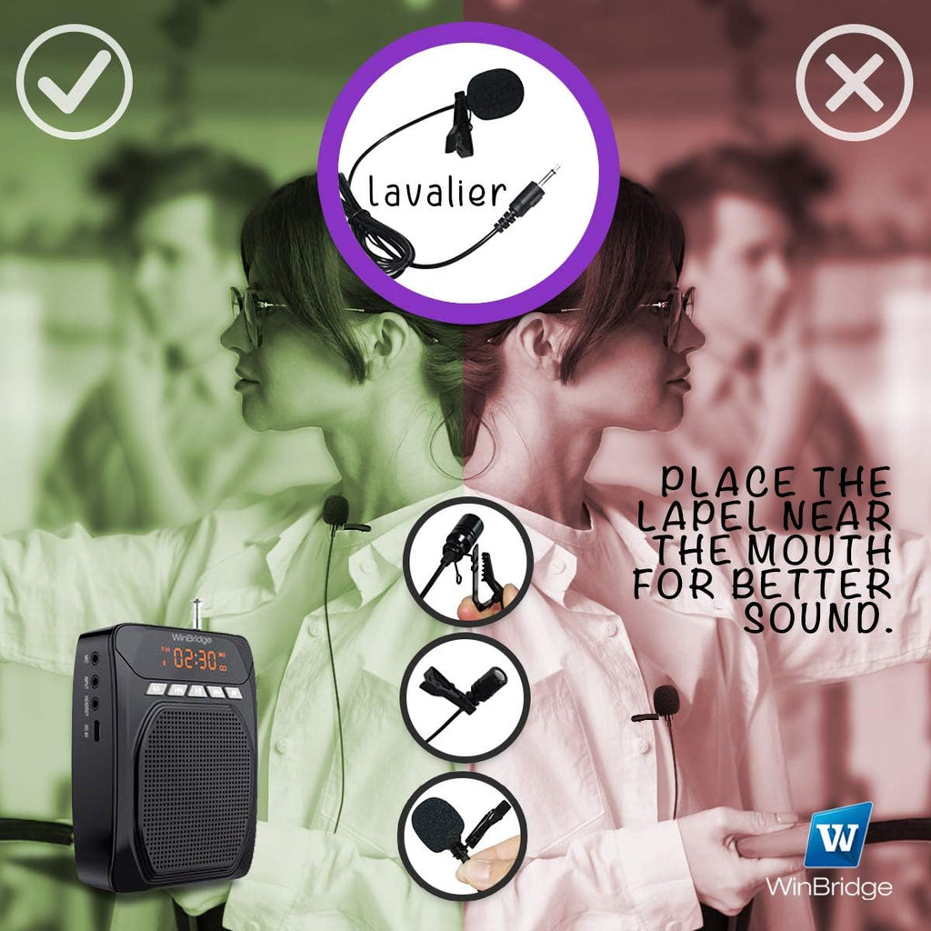 15W Voice Amplifier with Lavalier Microphone and Headset Microphone P430467