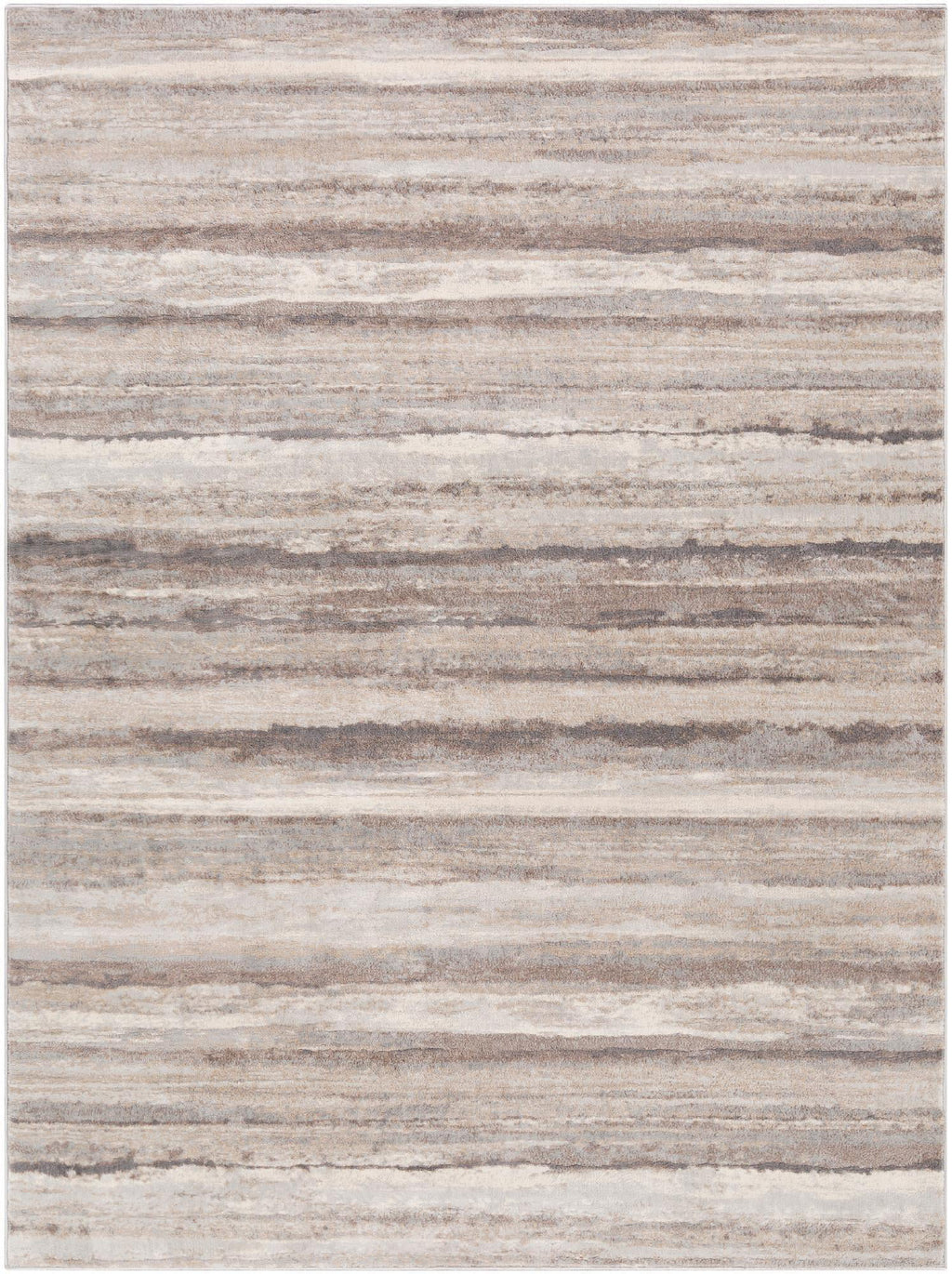 7x9 Medium Gray Area Rug U2528