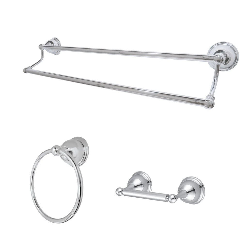 3-Piece Polished Chrome Bathroom Hardware M566