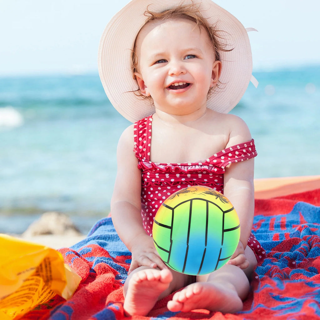 Inflatable Rainbow Volleyball Beach Ball Z91076
