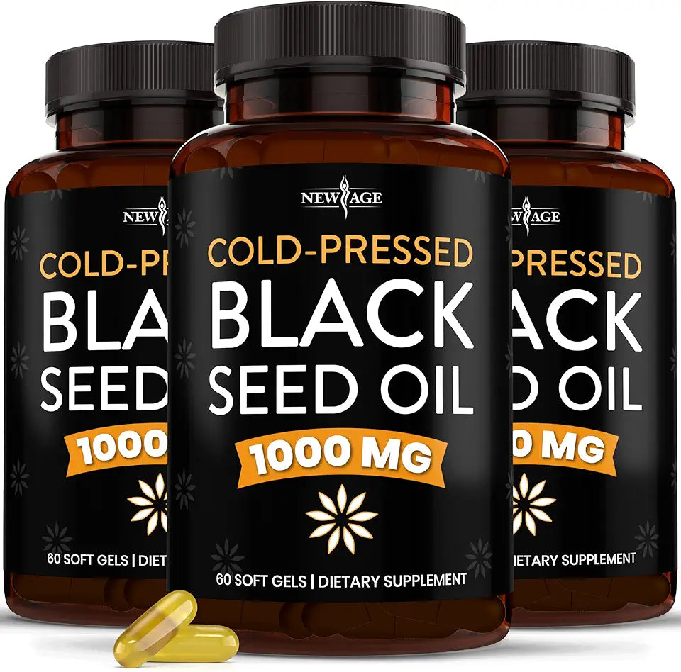 Black Seed Oil Softgel Capsules 90 Count Pack of 3 J5122