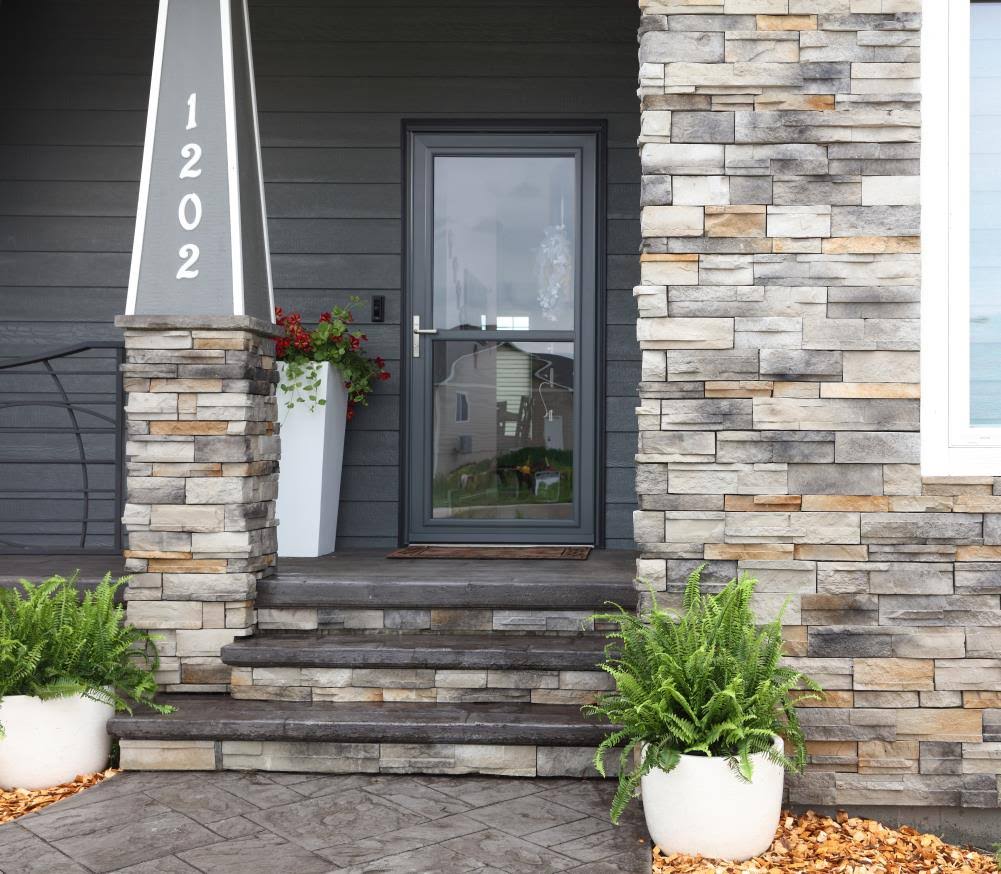 Black Full-view Aluminum Storm Door N72835