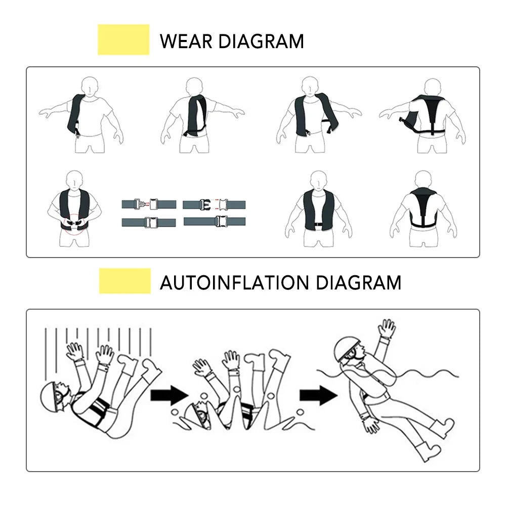 Inflatable Water Safety Suit I336