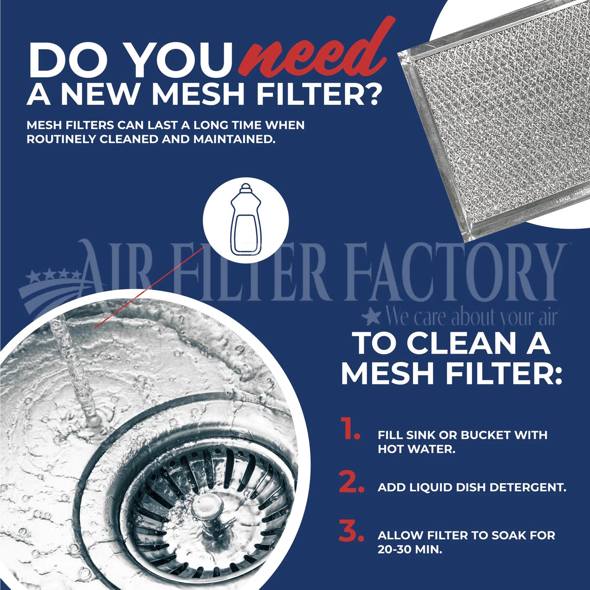 2-Pack Aluminum Grease Range Hood Filters T846440