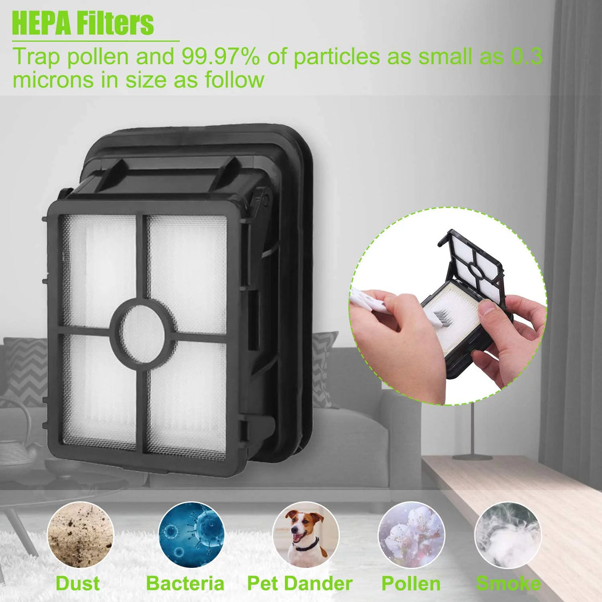 3 Brush Roll + 3 Filters Kit D5799