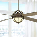 Oil Rubbed Bronze Wood LED Ceiling Fan B93838