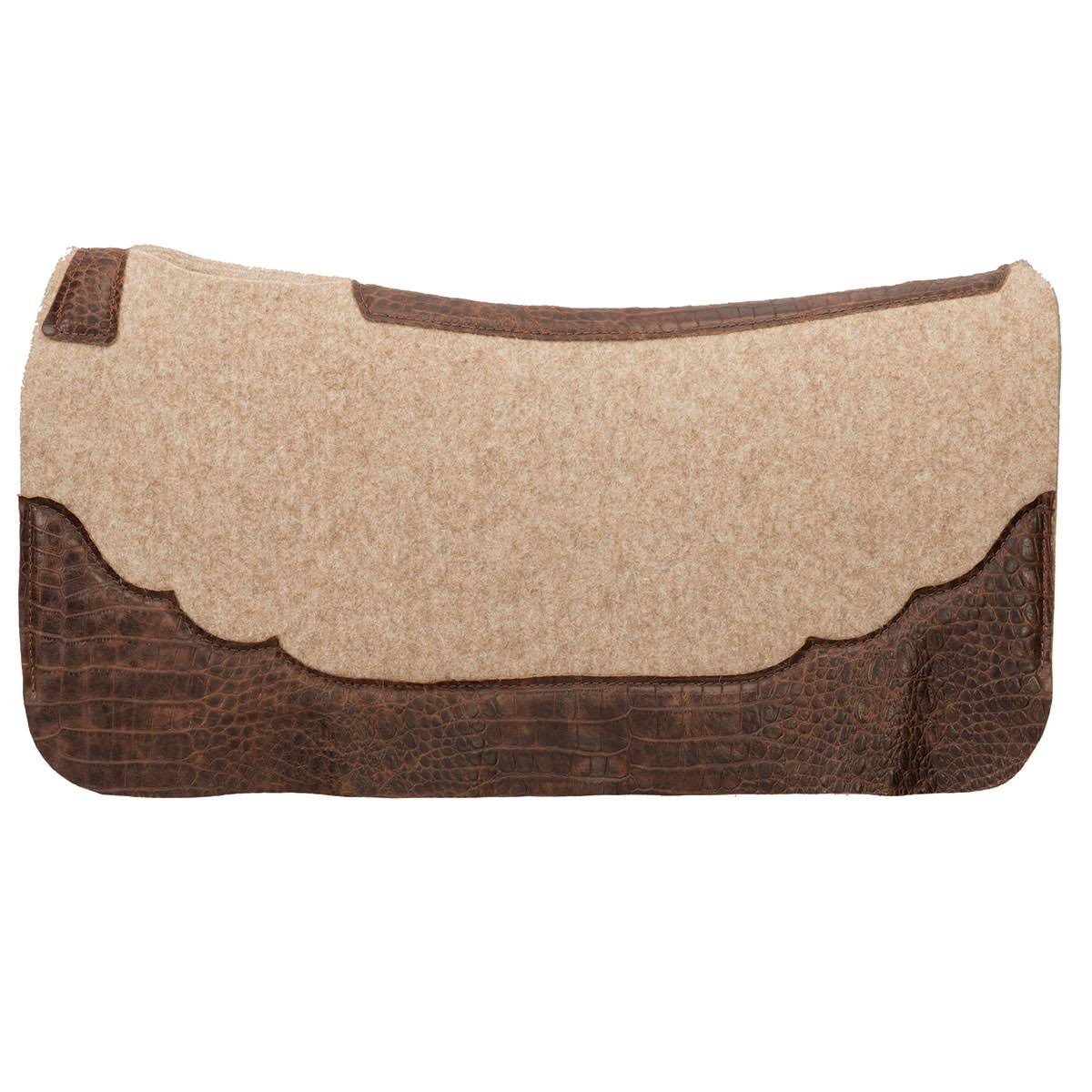 Contoured Wool Blend Felt Saddle Pad 31x32 I5652