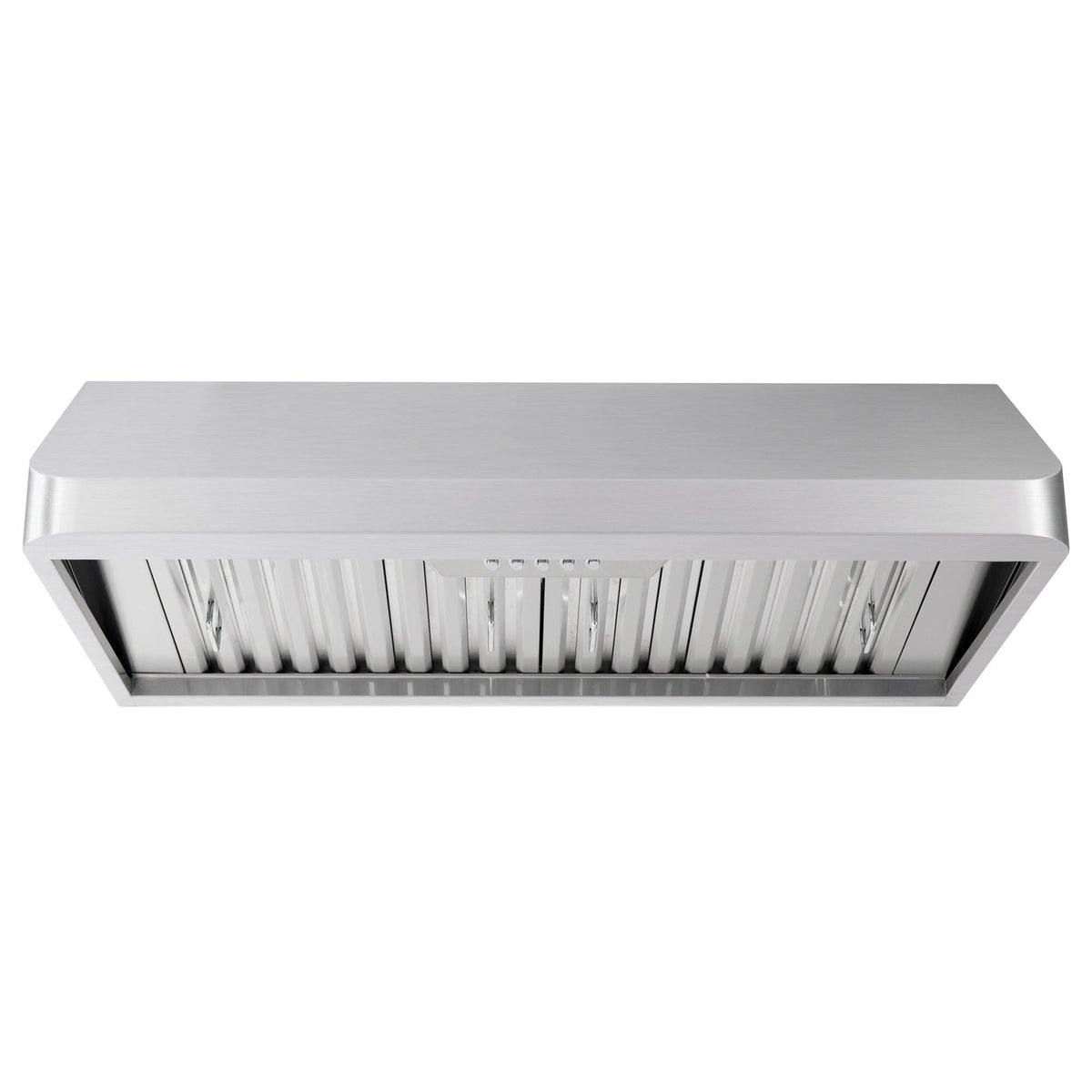 Stainless Steel Ducted Under Cabinet Range Hood with Push Button Controls, LED Lighting and Permanent Filters R524