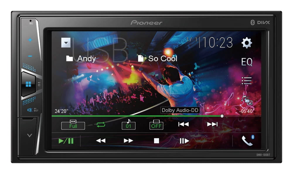 Double Din 6.2 Touchscreen Bluetooth Car Stereo T353