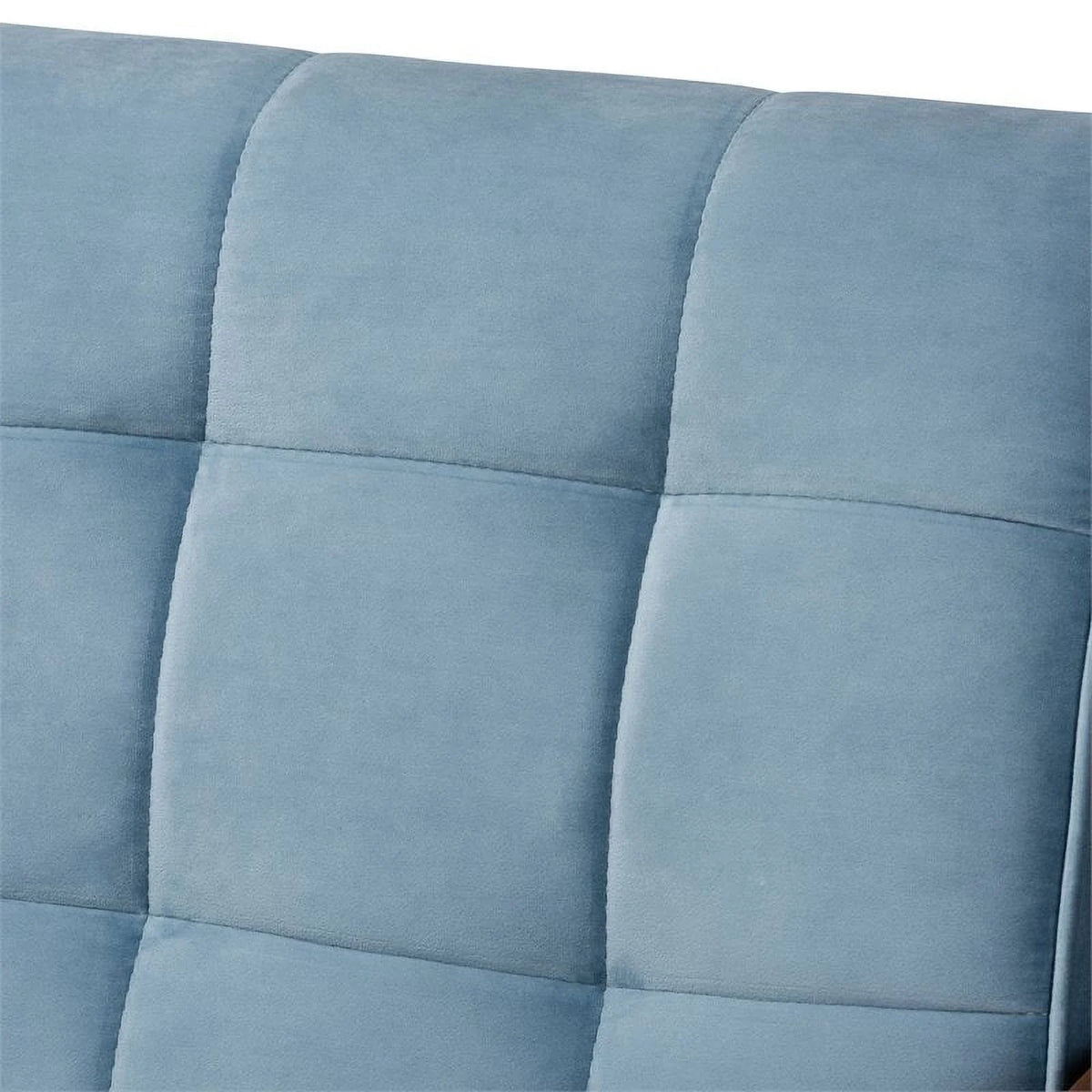 Light Blue Velvet Upholstered Wood 3-Piece Living Room Set C9299