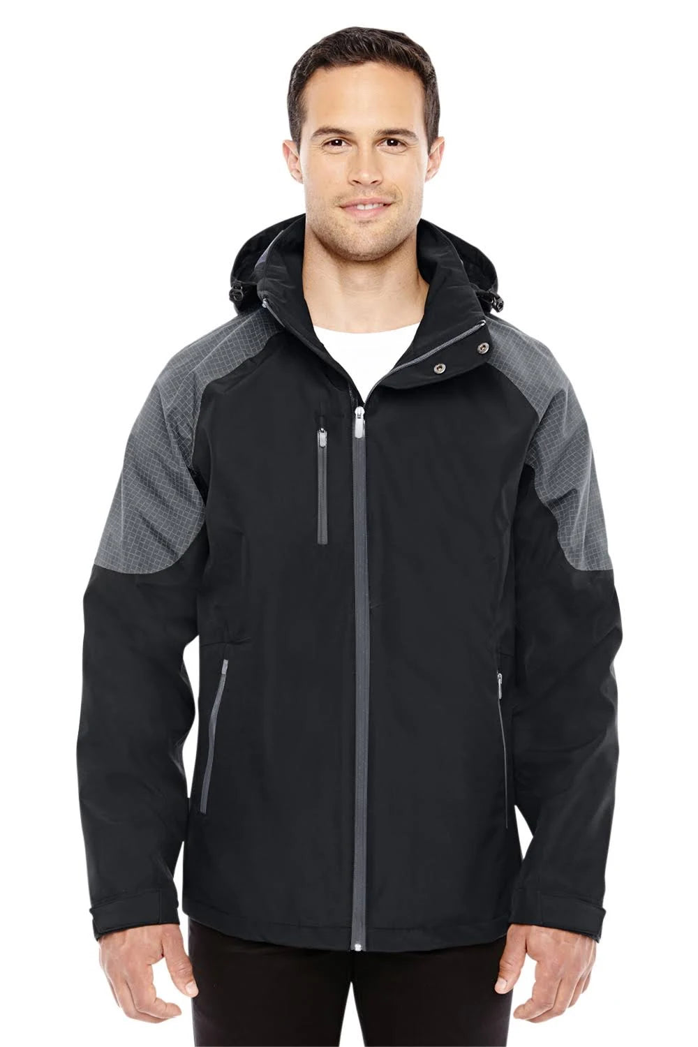 Black Carbon Seam-Sealed Shell Jacket K3462