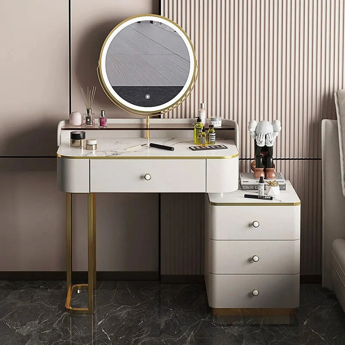 Multifunctional Storage Cabinet Dressing Table Dresser D82172