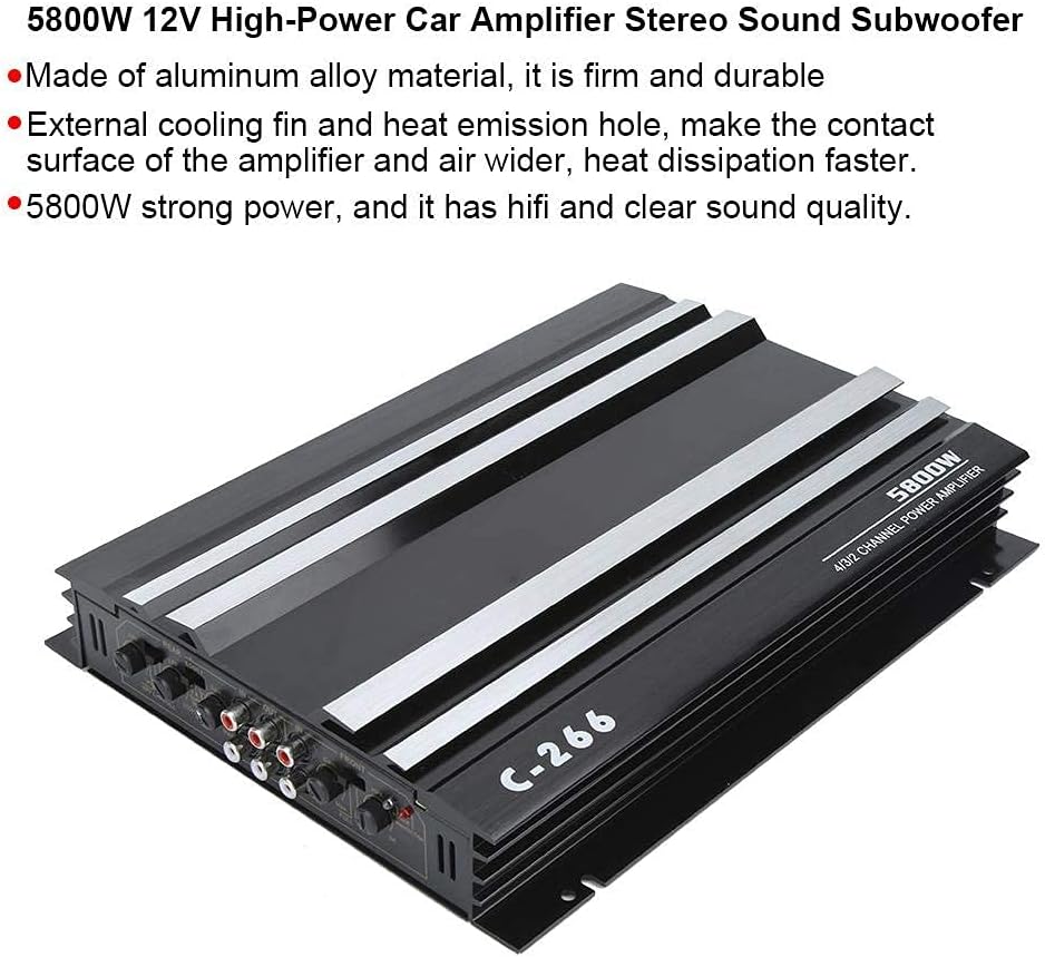 5800W 12V Car Amplifier K617222