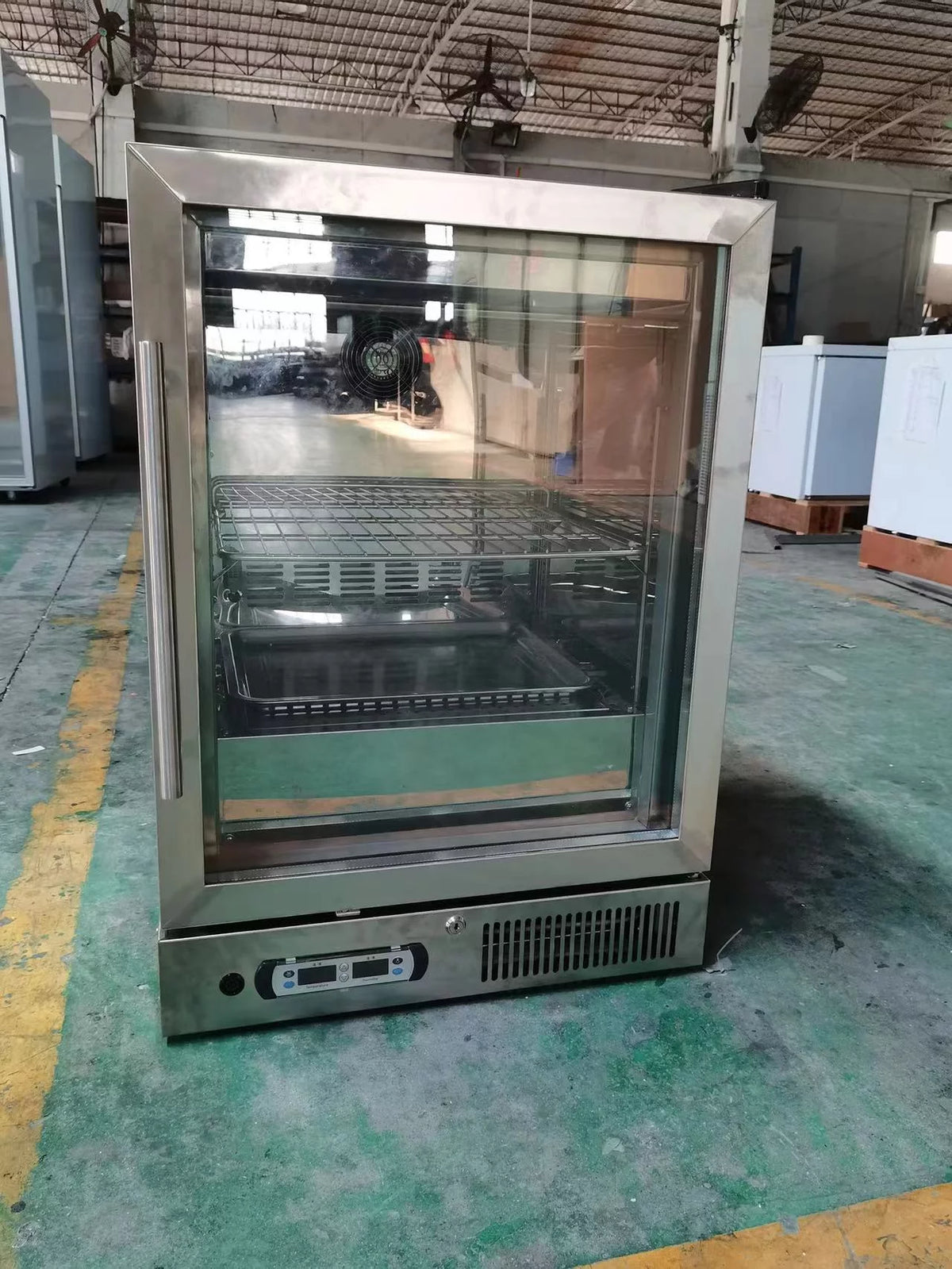 Commercial Countertop Beef Aging Showcase Freezer, 168L, 2 Tiers Q17539